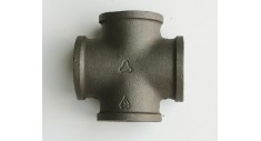 Black malleable equal cross